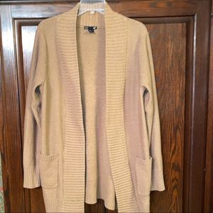 Tan cardigan